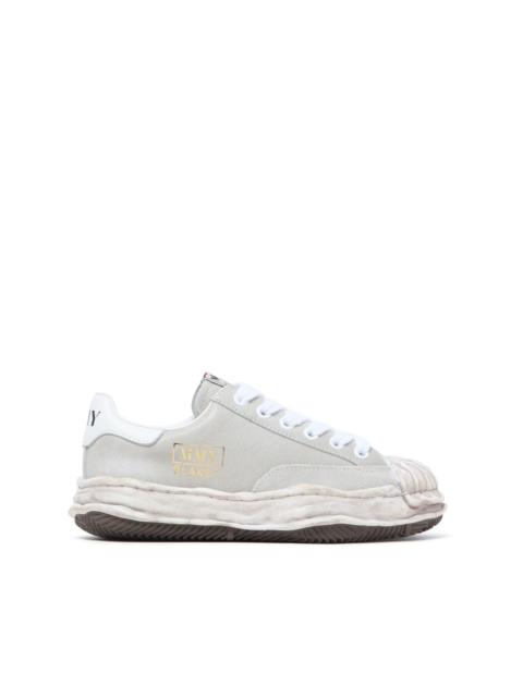 Maison MIHARAYASUHIRO Blakey distressed-effect leather sneakers