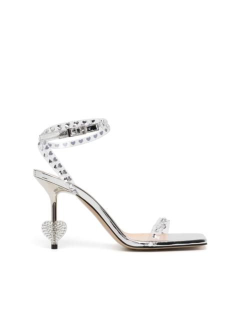 stud-embellished open-toe sandals