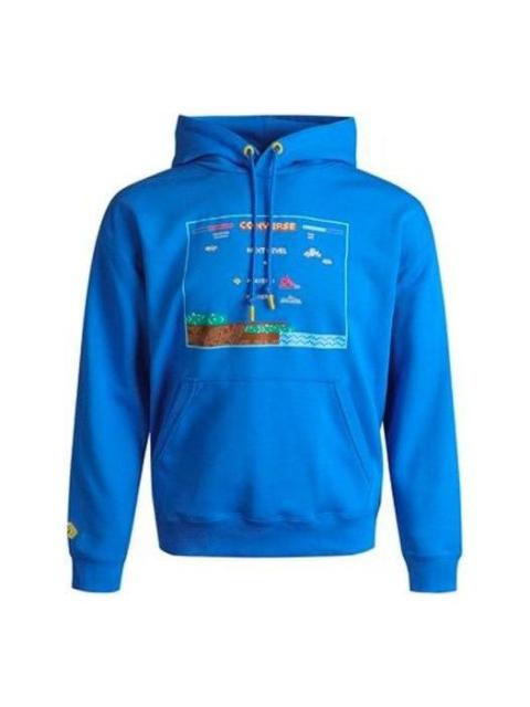 Converse Video Game Graphic Hoodie 'Blue' 10022413-A02