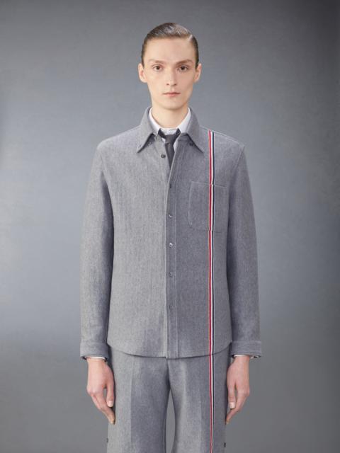 Thom Browne Knit Cotton Shirt Jacket