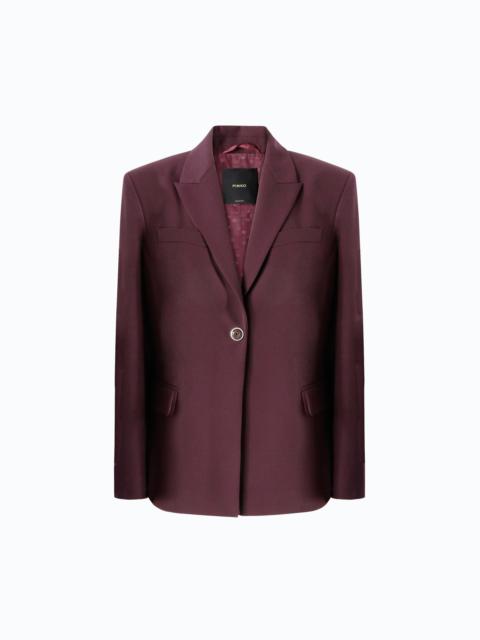 PINKO JACKET WITH POLKA-DOT INSERT