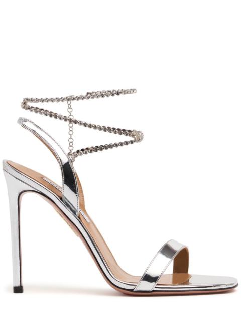 105mm Careless Whisper metallic sandals