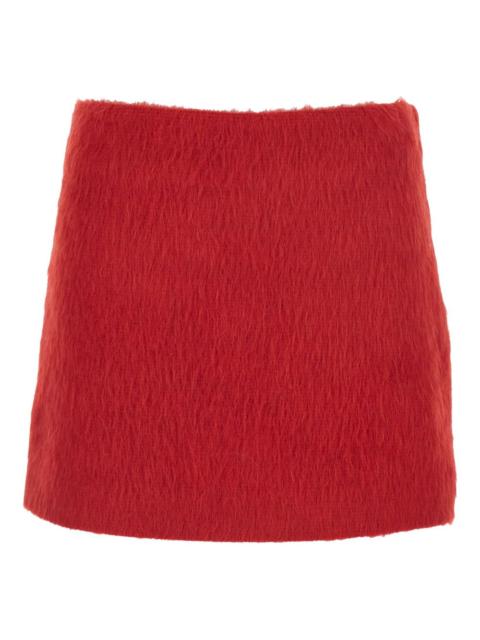 MSGM concealed zip miniskirt