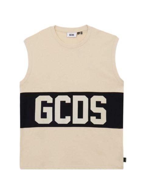 GCDS logo sleeveless T-shirt