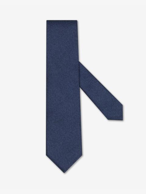 CORNELIANI Navy blue pure silk tie