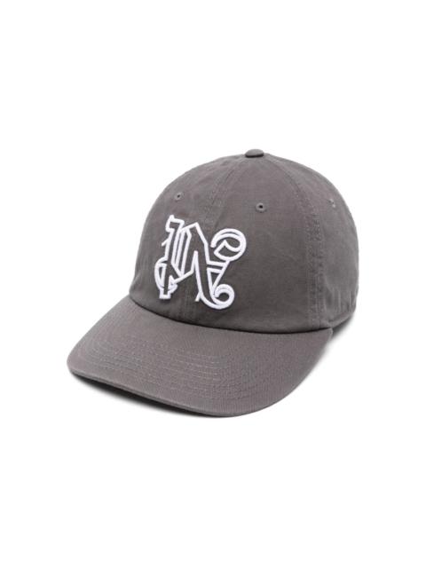 Palm Angels logo-embroidered cotton baseball cap