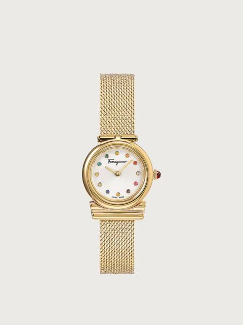FERRAGAMO GANCINI STONES WATCH