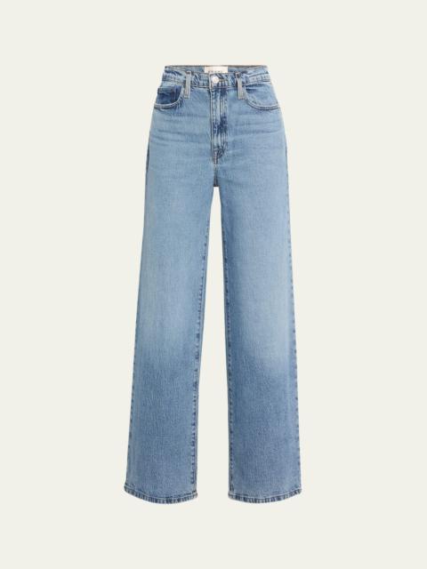 FRAME Le Jane High-Rise Wide-Leg Jeans
