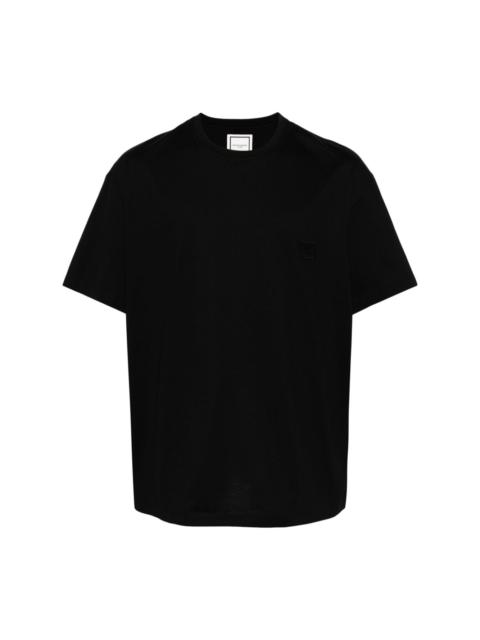 Wooyoungmi logo-embroidered cotton T-shirt