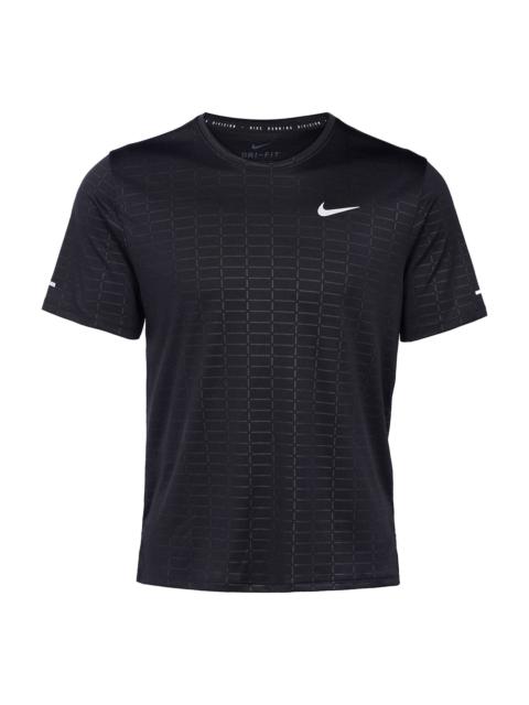 Nike Nike 드리프 스포츠 훈련 빠른 건조한 둥근 목 짧은 소매 검정 DA1318-010