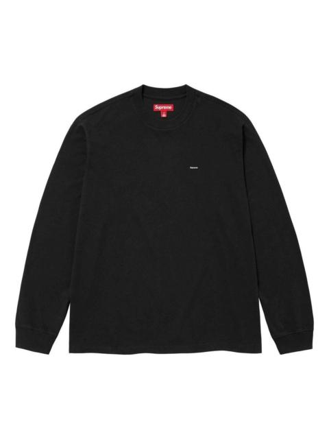Supreme Supreme Small Box L/S 티셔츠 '블랙' SUP-SS24-020