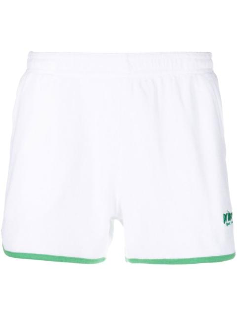 Sporty & Rich contrast trim track shorts