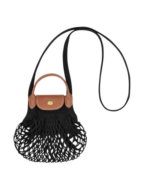 Longchamp Le Pliage Filet XS Mesh bag Black - Canvas