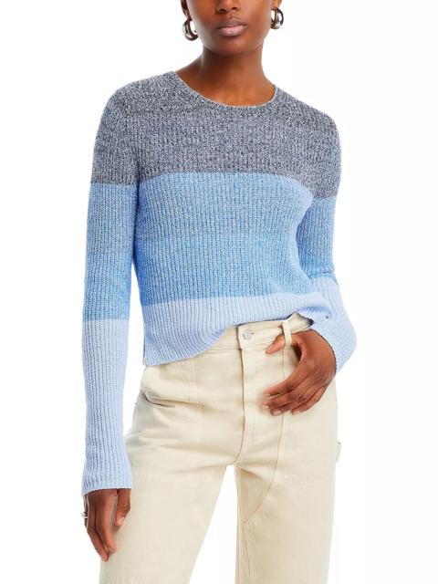 Kati Crewneck Ombré Stripe Sweater