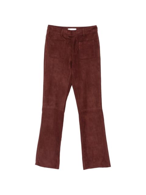 ba&sh Ba&sh Suede Flared Trousers