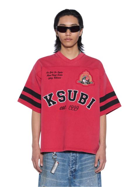 Ksubi DUKE SS JERSEY CRIMSON