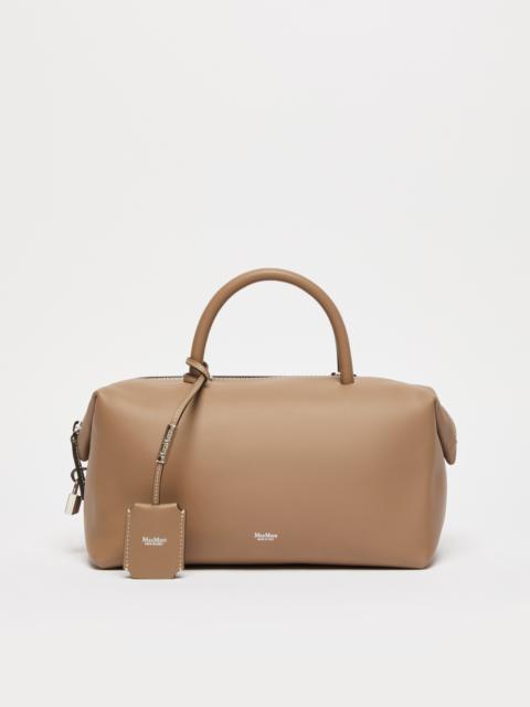 Max Mara HOLDALLM Medium shiny leather satchel bag
