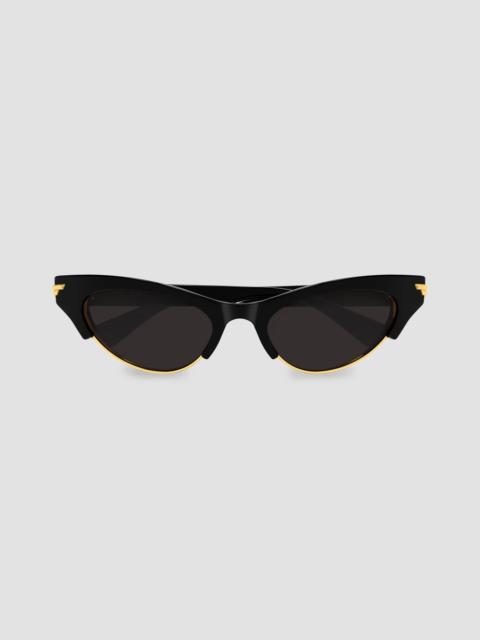 Bottega Veneta Women's Bold Ribbon 52MM Cat-Eye Sunglasses - Black