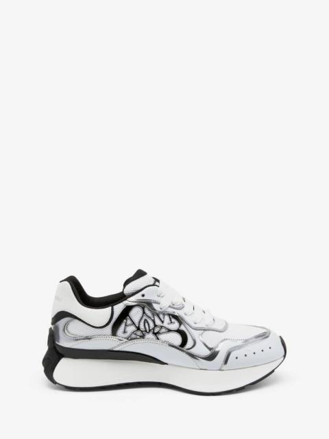 Alexander McQueen Men's Sprint Runner in White