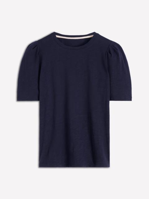 BODEN Sophie Puff Sleeve T-shirt-Navy