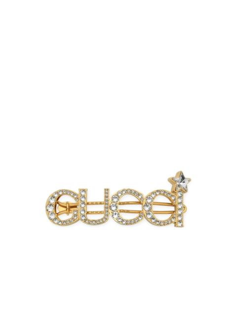 GUCCI crystal-embellished hair clip