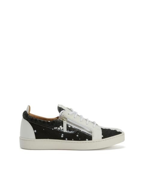 Frankie panelled low-top sneakers