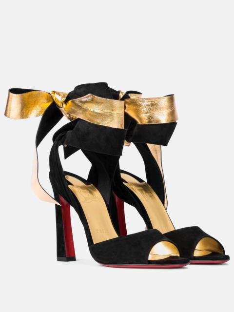 Christian Louboutin Exclusive to Mytheresa – Rose Amelie 100 suede sandals