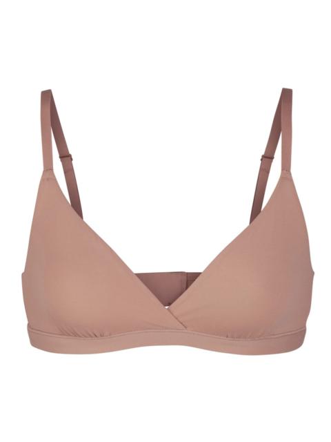 SKIMS Skims Stretch-jersey Crossover Bralette