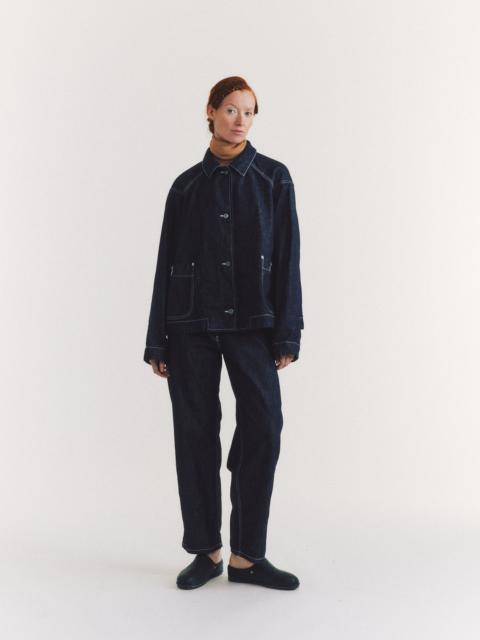CASEY/CASEY DRAYS TRAVAIL DENIM JACKET - DENIM 2 - DARK INDIGO