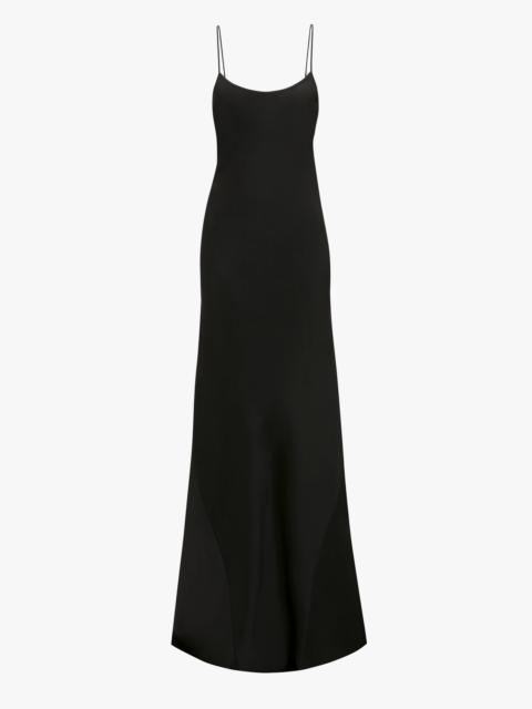Victoria Beckham Floor-Length Cami Dress In Black