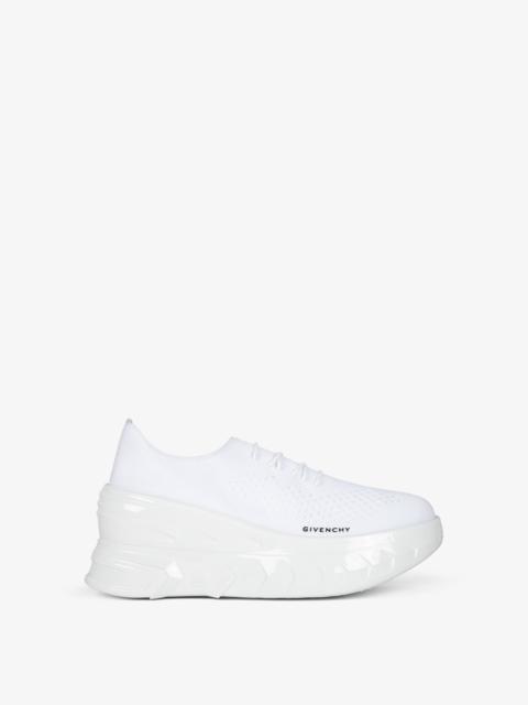 Givenchy MARSHMALLOW WEDGE SNEAKERS IN RUBBER AND KNIT