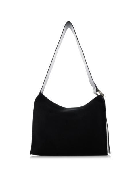 ST. AGNI Ring-Detail Leather Bag black