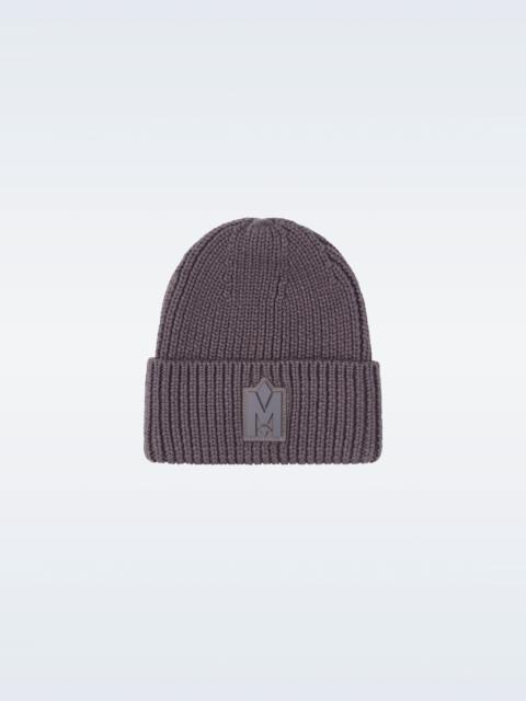 MACKAGE JUDE-WZ hand-knit toque with ribbed cuff