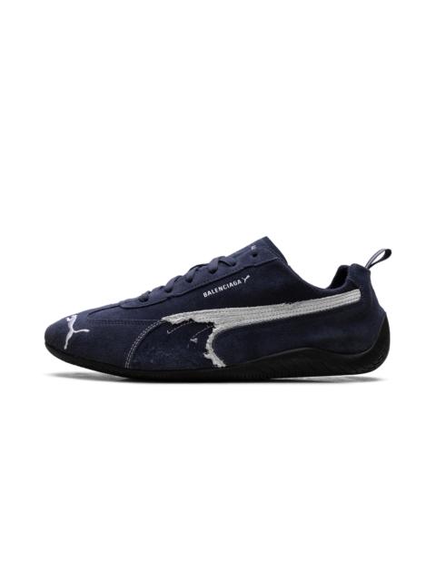 PUMA Speedcat Suede "Balenciaga - Distressed Navy White" 847146 WSDSD 4191