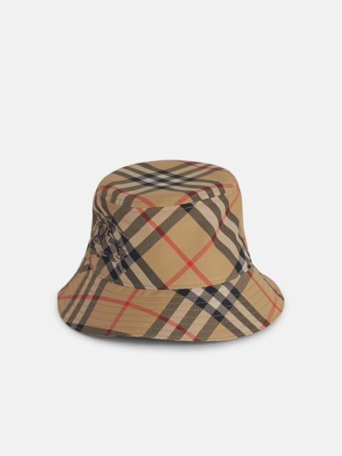 Burberry 'CHECK' BEIGE COTTON HAT