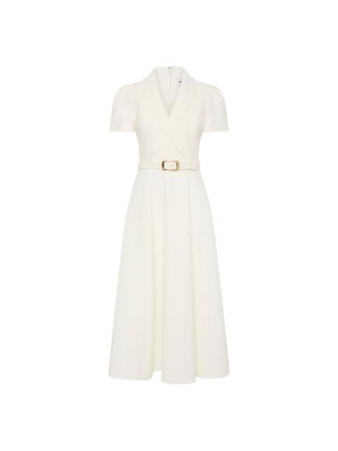 REBECCA VALLANCE Christopher Short Sleeve Midi Dress