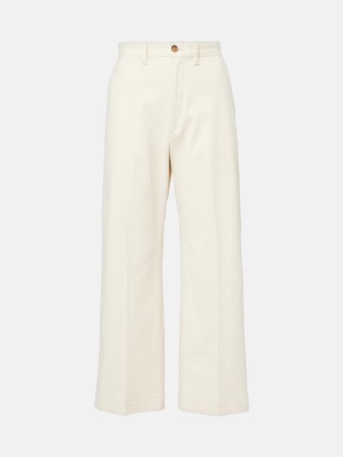 Polo Ralph Lauren Cotton-blend cropped chinos