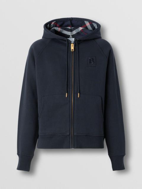 Burberry Letter Graphic Cotton Blend Hooded Top