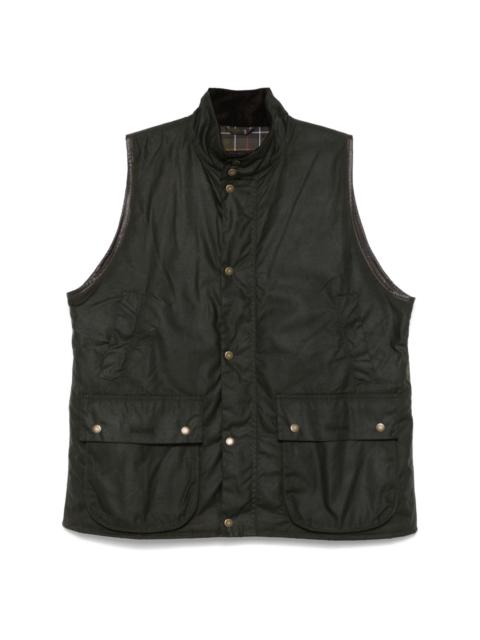 Barbour x Baracuta waxed gilet REVERSIBLE