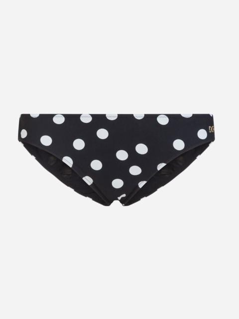 Dolce & Gabbana Polka dot printed silp