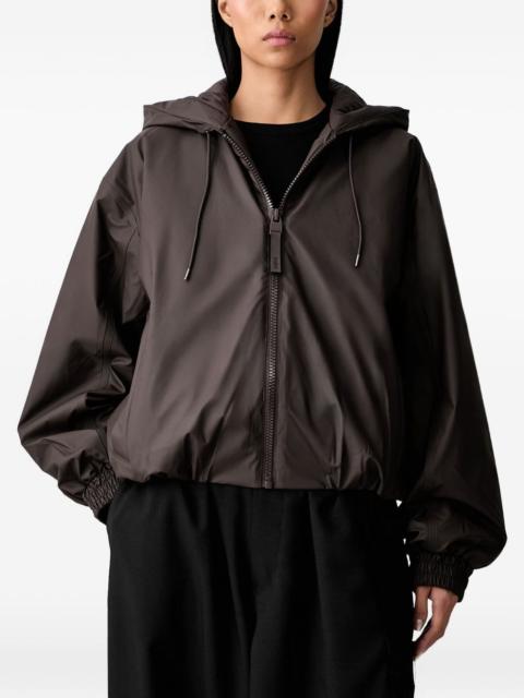 RAINS hooded zip-up jacket