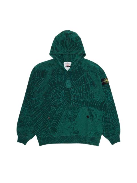 Supreme x Stone Island Hooded Sweatshirt 'Dark Green'