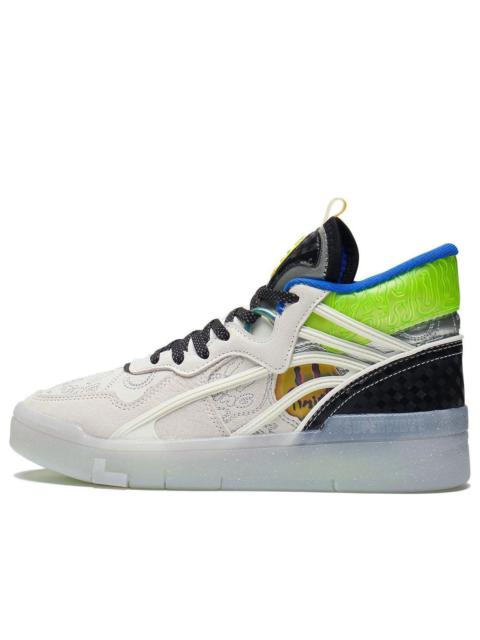 (WMNS) Li-Ning Superwave Mid 'White Blue Green' AGCS284-1