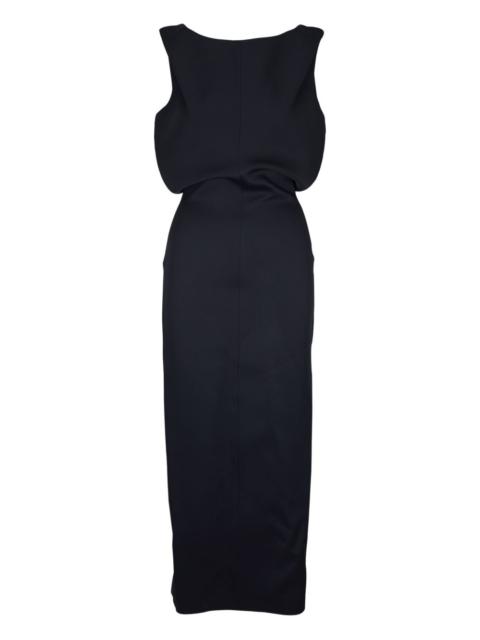 KHAITE fitted-waistband midi dress