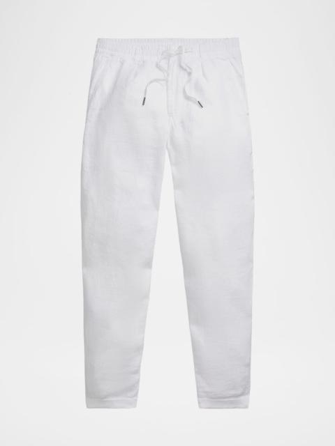 Polo Ralph Lauren Men's Linen Pleated Drawstring Trousers