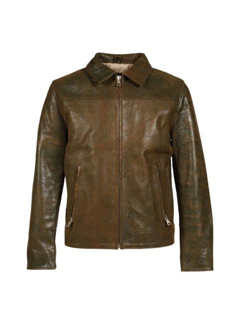 NO/FAITH STUDIOS LEATHER USED GREEN / BRW