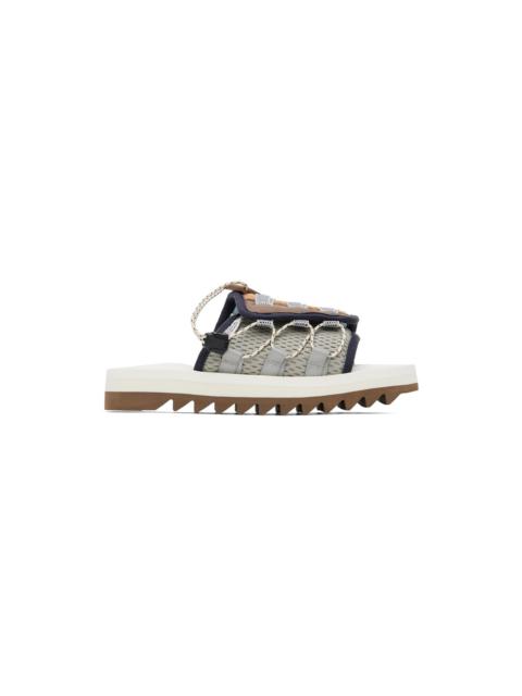 Suicoke Navy & White DAO-2ab Sandals