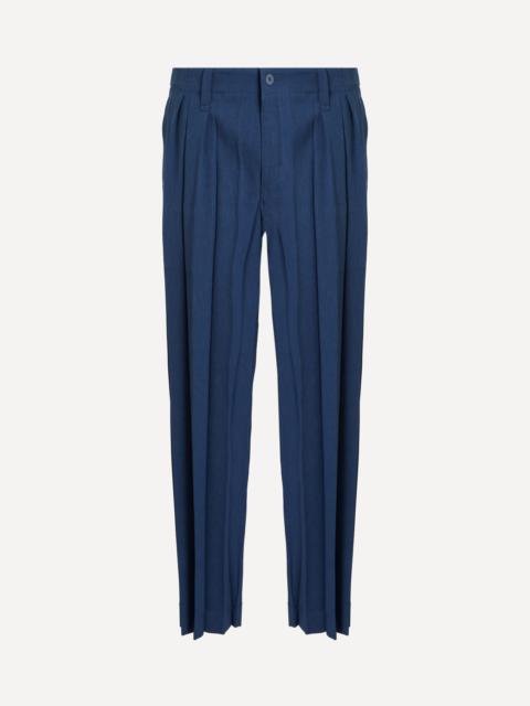 ISSEY MIYAKE EDGE ENSEMBLE Navy Trousers