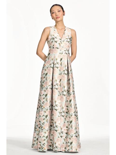 SACHIN & BABI BROOKLYNNE GOWN - CELADON SWEETBRIAR