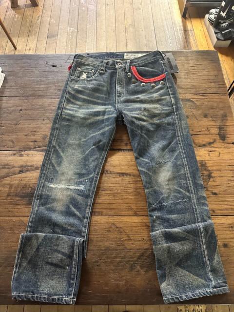 mastermind JAPAN mastermind Japan × NEIGHBORHOOD 2012 Dp-Mid Blue Denim Jeans